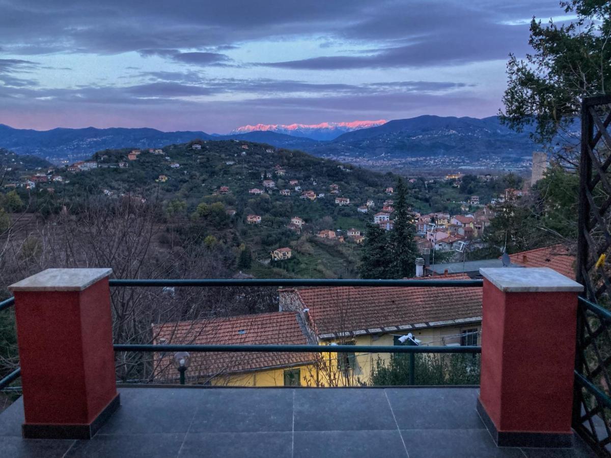 Вилла La Casa Rossa Arcola Con Vista Экстерьер фото