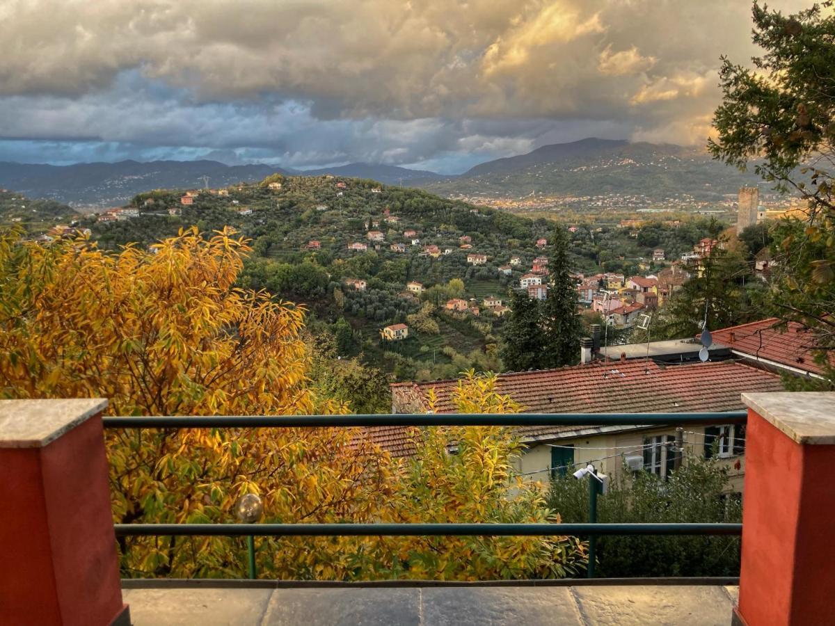 Вилла La Casa Rossa Arcola Con Vista Экстерьер фото