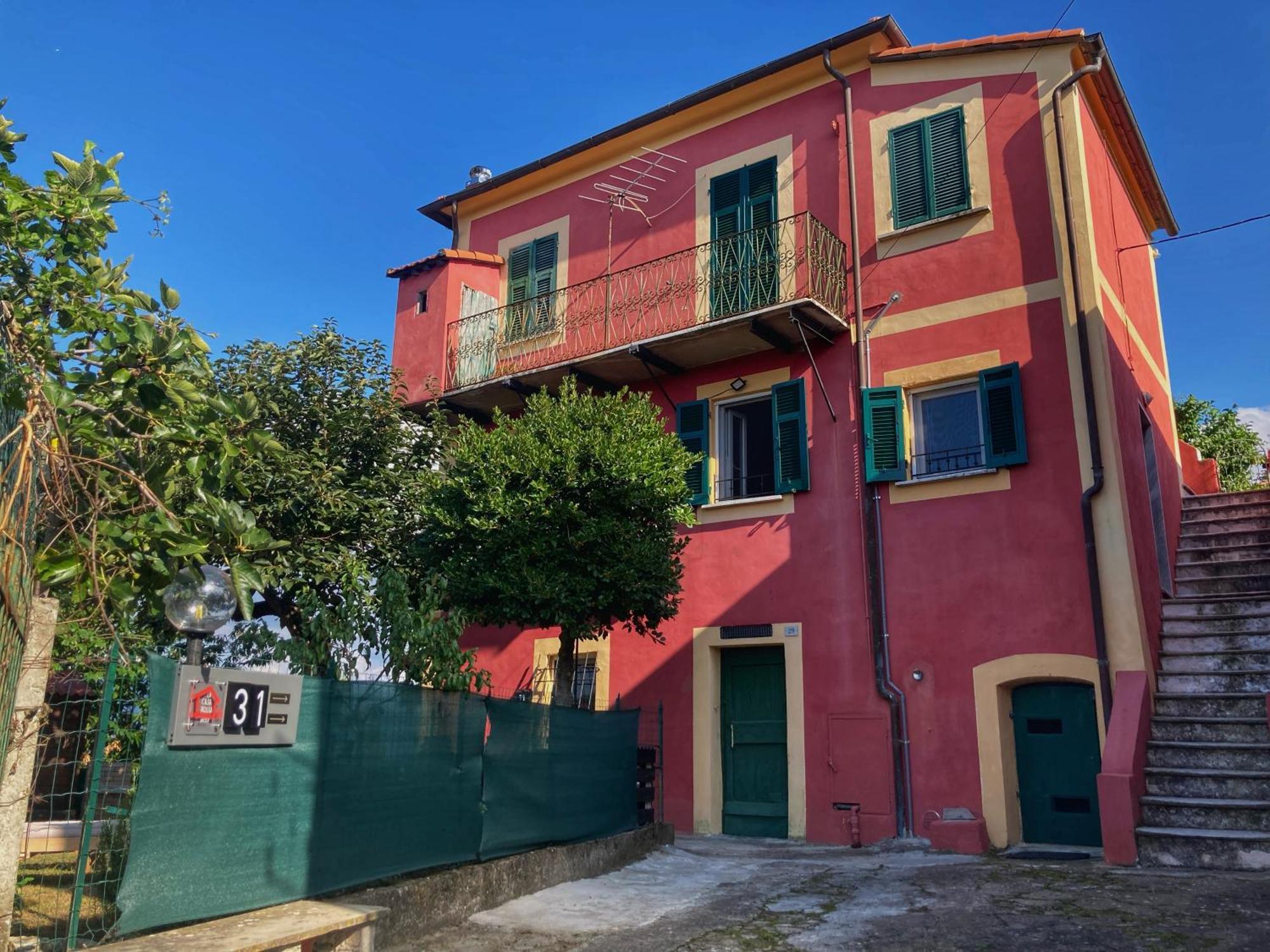 Вилла La Casa Rossa Arcola Con Vista Экстерьер фото