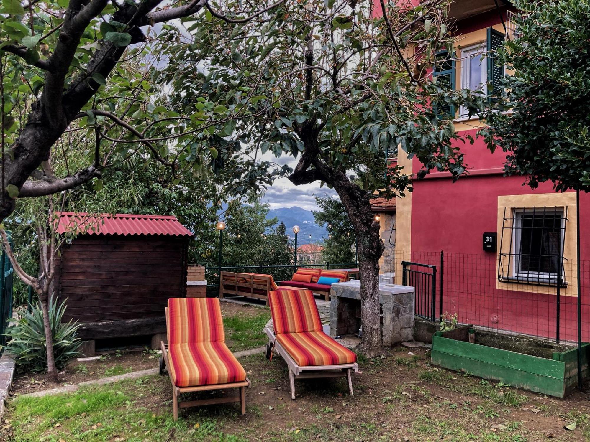 Вилла La Casa Rossa Arcola Con Vista Экстерьер фото